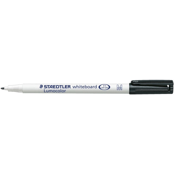 Marker pentru tabla alba, 1 mm, M, conic, STAEDTLER "Lumocolor 301", Negru