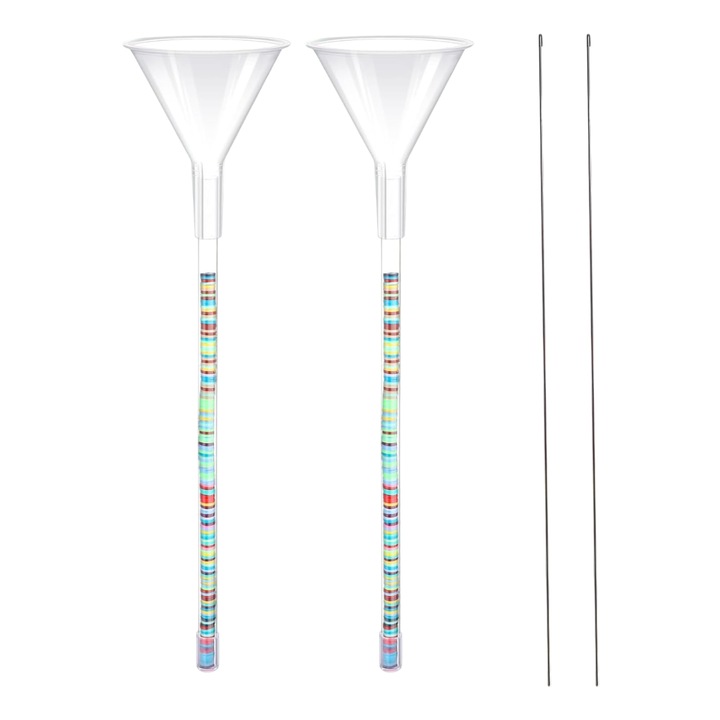 Set unelte pentru bratari din margele din lut, Enforose, 2 funeluri, 2 ace, 2 opritoare, 1 clema, fir de sarma