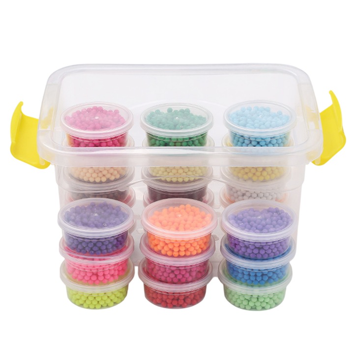 Set de reincarcare margele 5mm, Enforose, 3220 bucati, 32 culori, fara fier