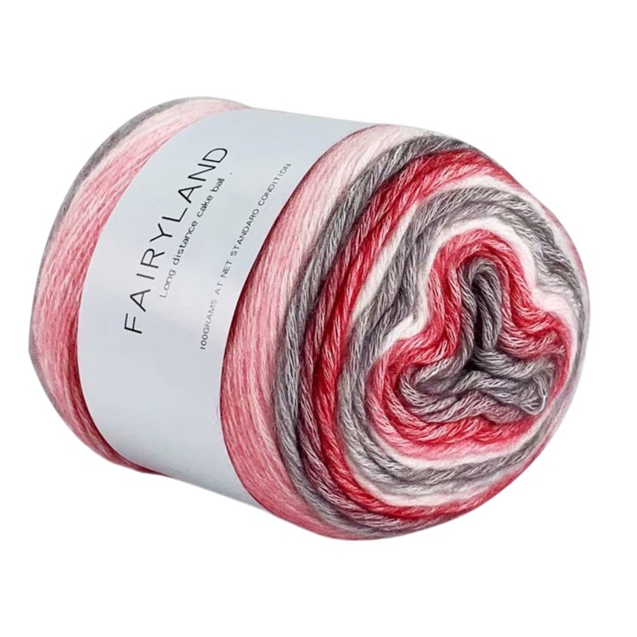 Enforose színátmenetes fonal, 100% pamut, többszínű, 100g