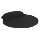 Mouse Pad Zeaicos, Negru, Material Spuma cu Memorie, Suport pentru Incheietura
