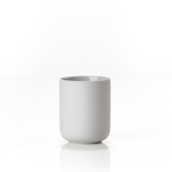 Suport pentru baie, Zone Denmark, minimalist, gri deschis, 10.3x8.3cm