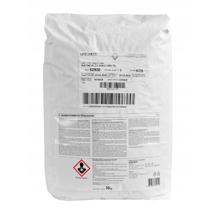 Rágcsálóméreg, Ratimor, 10 kg