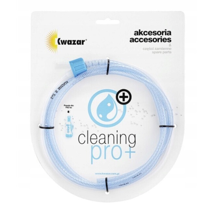 Tömlő, Kwazar Cleaning Pro+, 1,5 m, PVC, nylon fonattal