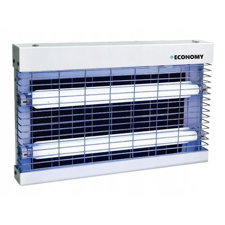 Лампа против насекоми, NewPest, 2x15W, бяла, 47x6.5x30см, 75м2