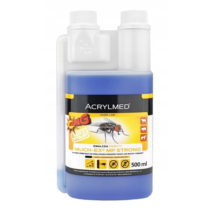 Insecticid Much-ex MP Strong 500ml, Acrylmed, pentru muste si tantari