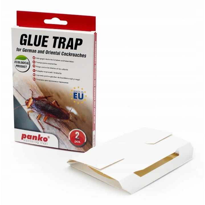 Capcana pentru gandaci Panko, set 2 bucati, 18x10x3cm