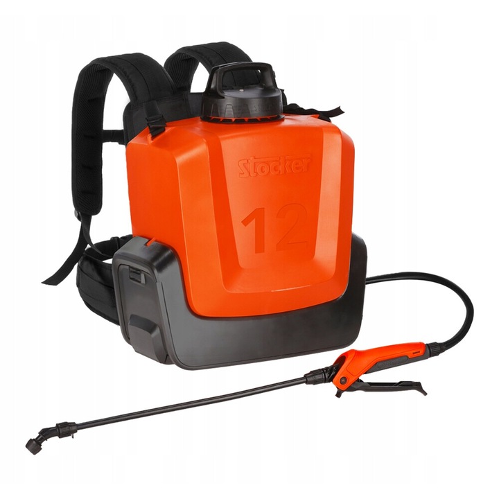 Пръскачка за раница Stocker, 12L, 2 ланцета, 21V