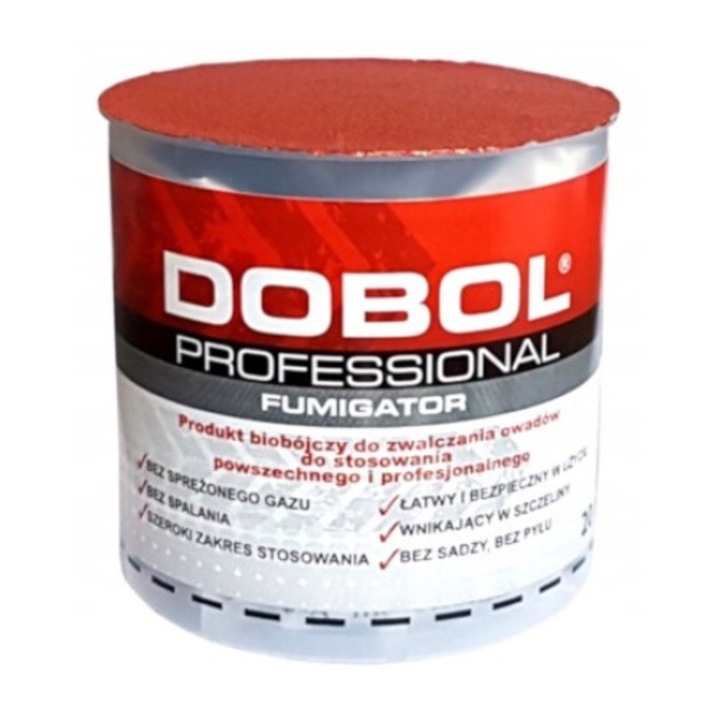 Insecticid fumigen Dobol 20g, actiune rapida, pentru 250m³