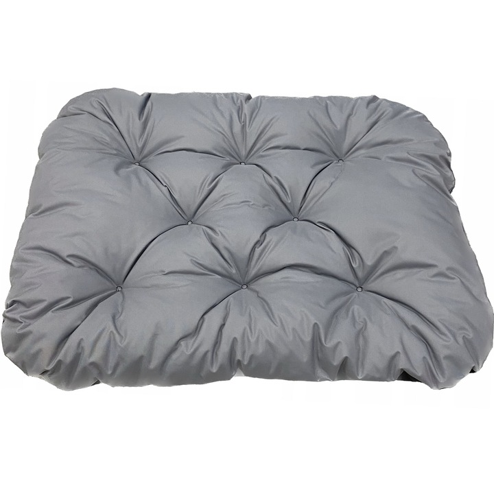 Kutyaágy Kutyák És Macskák Számára, Edanti, 120X90 Cm, Steppelt, Codura, Szürke