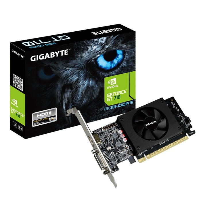 Видео карта Gigabyte GeForce GT 710 2GB GDDR5 / GB N710D5-2GL EoL