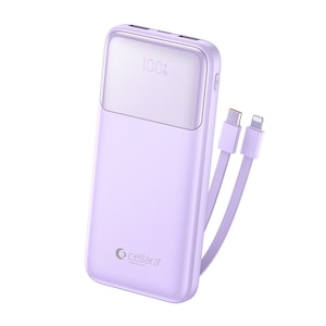 Baterie Externa Cellara Colectia Versa Pro Capacitate 10000 Mah Pd 22.5w Cu Cablu Type C/ 8 pini - M