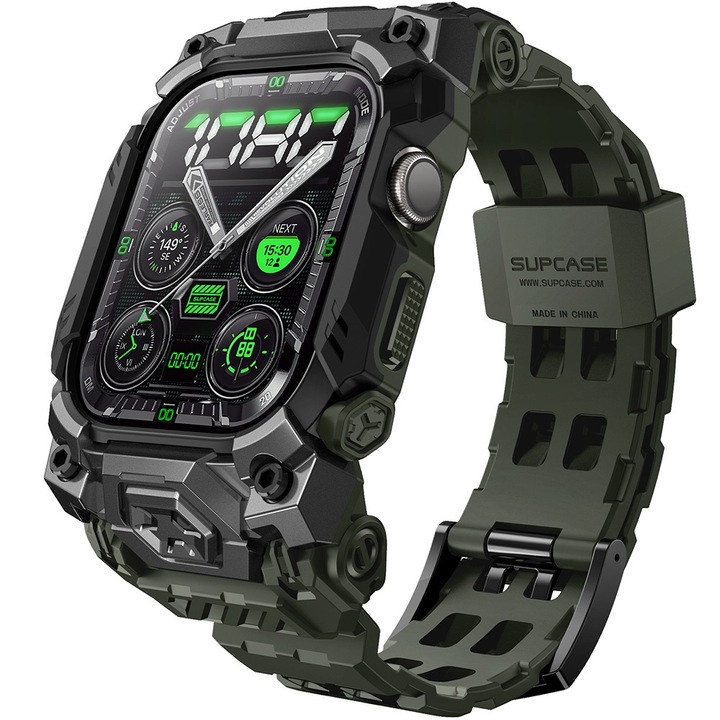 Калъф за apple watch 10 46mm + каишка - supcase unicorn beetle ore pro версия - guldan