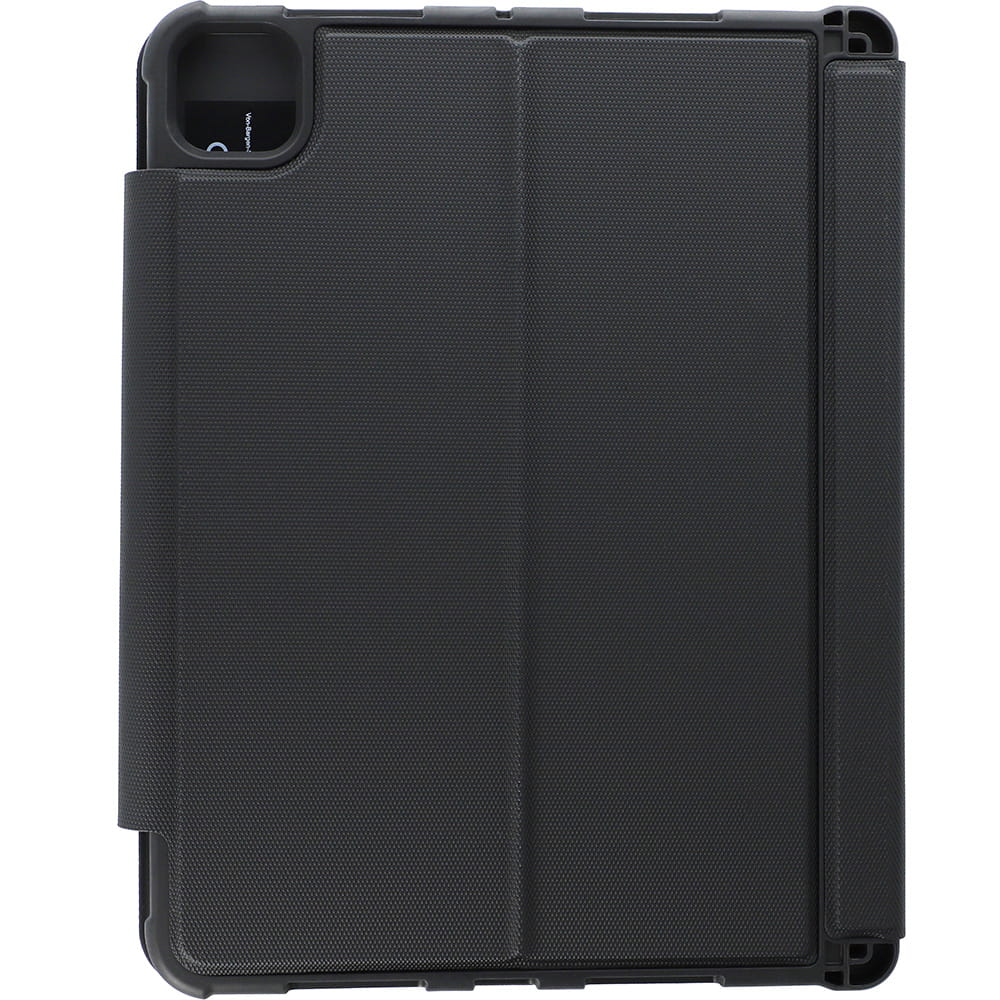 Husa cu tastatura Bluetooth detasabila pentru iPad Pro 11" 2024, Laut, protectie 360, suport ergonomic, negru