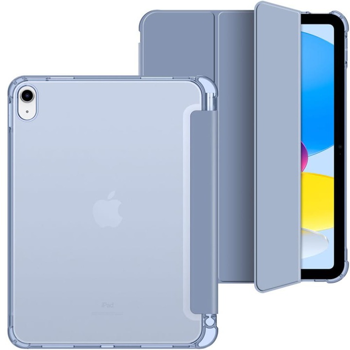 Калъф за таблет, Tech-Protect SC Pen Hybrid, съвместим с Apple iPad 10.9" 10th gen. 2022 (A2696, A2757, A2777), син