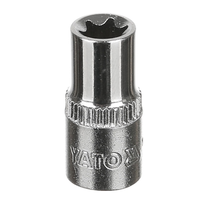 Yato torx foglalat, króm-vanádium acél, 1/4" - E8
