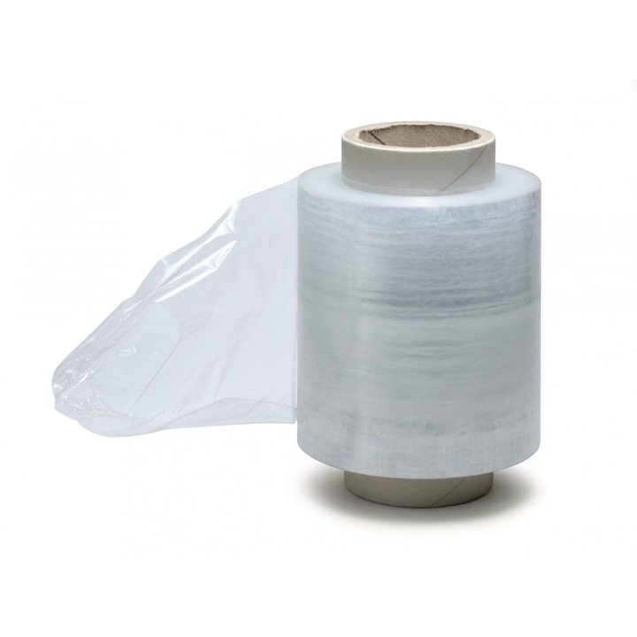 Folie stretch transparenta 23mic, 250mm, 1.0 kg - cutie cu 12 role