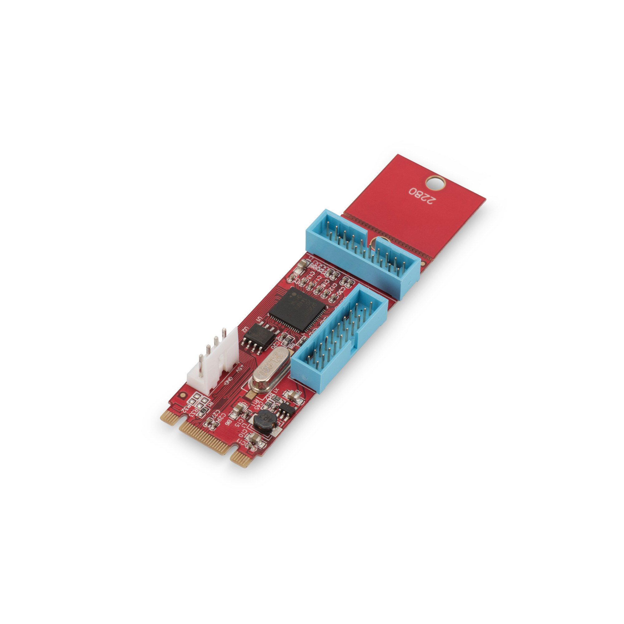 Adaptor PCIe NGFF(M2) - 2x19 pini USB 3.0 Digitus
