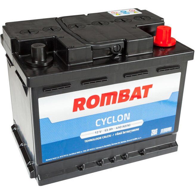 Baterie auto Rombat Cyclon 55Ah 450A 12V