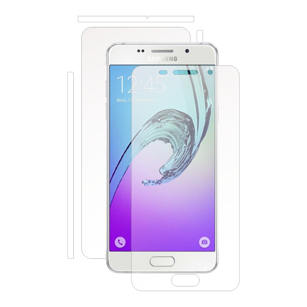 Folie de protectie Clasic Smart Protection Samsung Galaxy A3 2016 fullbody,protectie completa ecran si spate+Smart Spray®,Smart Squeegee® si microfibra incluse