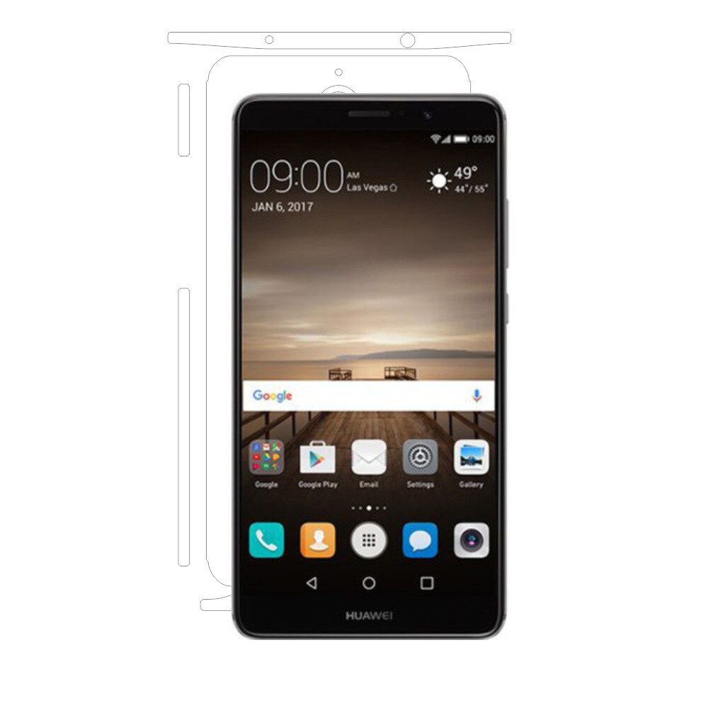 Folie Smart Protection Huawei Mate 9 spate si laterale,protectie completa spate si laterale+Smart Spray®,Smart Squeegee® si microfibra incluse