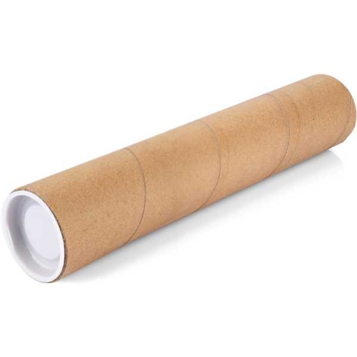 Tub de Carton pentru Protectie si Transport Folii, Proiecte si Printuri, Lungime 150 cm, Ø 76mm, Grosime 3 mm, Maro