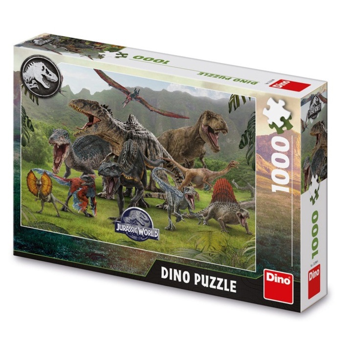 Puzzle 1000 db - Jurassic world