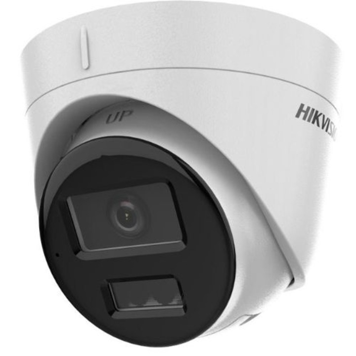 Camera IP 2MP Hikvision, microfon, PoE, Smart Hybrid Light, IR 30m, Lumina Alba 30m, Slot microSD, IP67, lentila 2.8mm