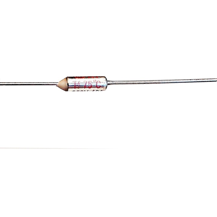 Hőbiztosíték 75 ºC, 250V, 10A