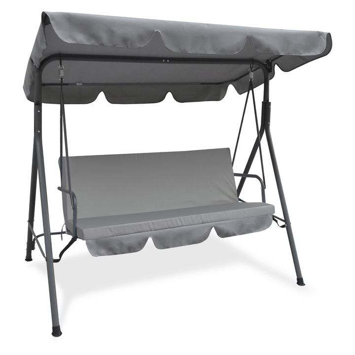 Fieldmann FDZN 5202 Kerti hintaágy, Fémvázas, 2 személyes, Impregnált szövet