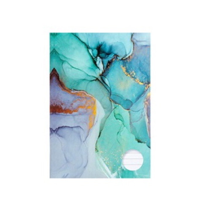 A5-ös diktálófüzet, zöld márvány 60F