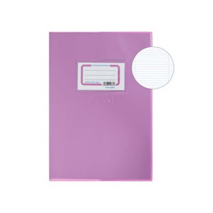B5 Dictando notebook lila borító - 50F