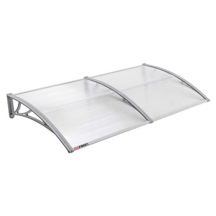 Copertina de usa, gri transparent, accesorii montaj inclus, MAPROFI, 240 x 60 cm