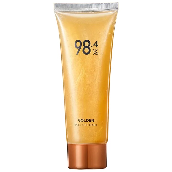 Masca Golden Peel Off 24k - Anti-Imbatranire, Curatare Profunda & Stralucire Instantanee, cu Colagen si Vitamina E Pentru Ten Sensibil, Uleios, cu Pori Inchisi, 80g