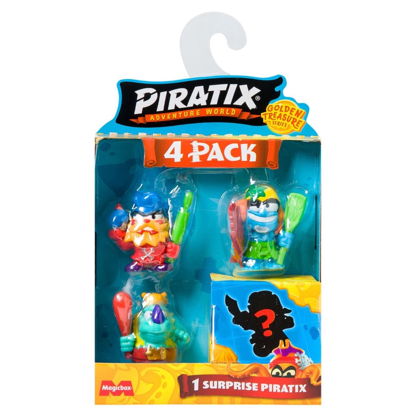 Figurine Magic Box - PIRATIX GOLDEN TREASURE, Set de 4 figurine