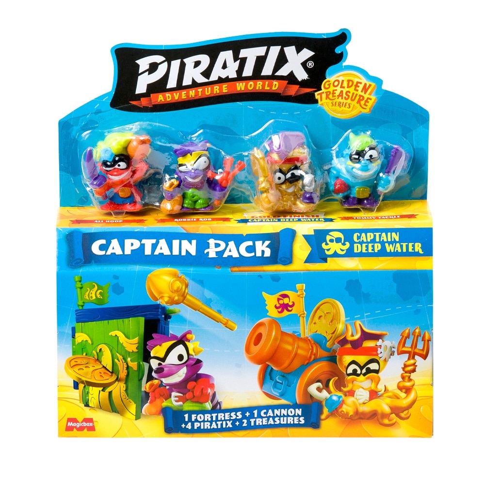 Set de Joaca cu Figurine Piratix, Magic Box - Capitan Pack, 3+ ani