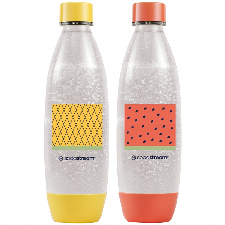Sodastream 1 literes palackkészlet - narancssárga/sárga