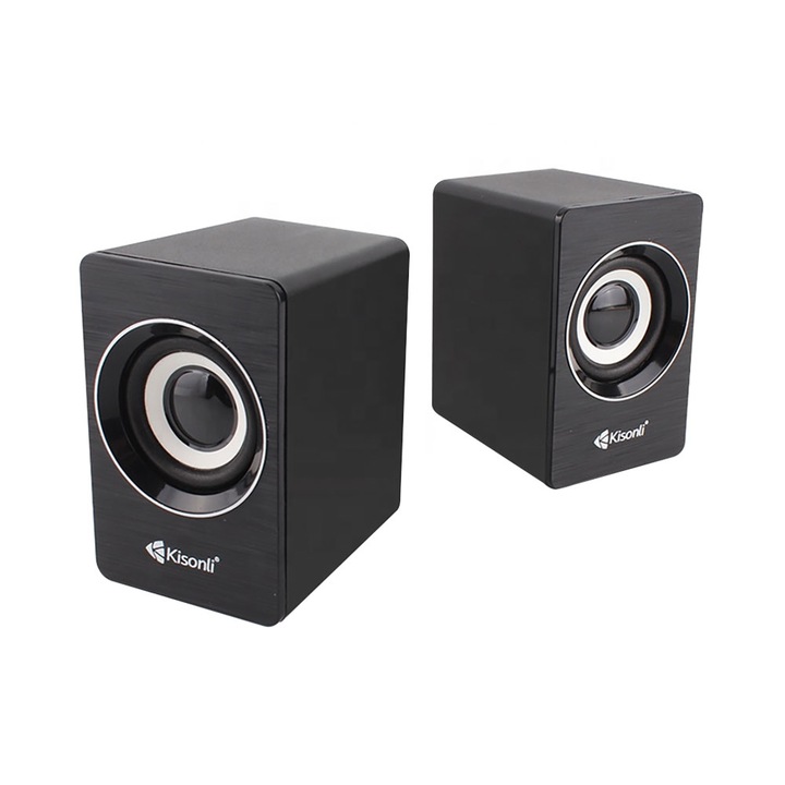 Тонколони 1TECH A-707, 2x3W, USB, Черен