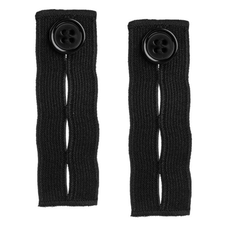 Extensii elastice pentru talie pantaloni negre 2 buc