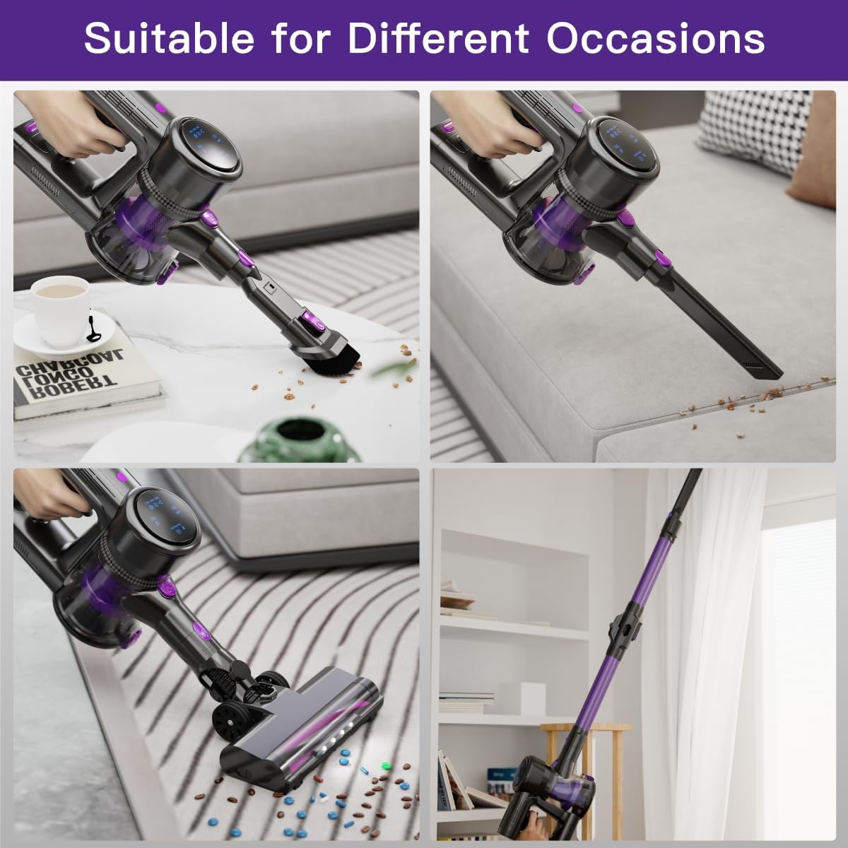Aspirator Vertical Vacuum Cleaner, 250W, 22Kpa, Autonomie 39min