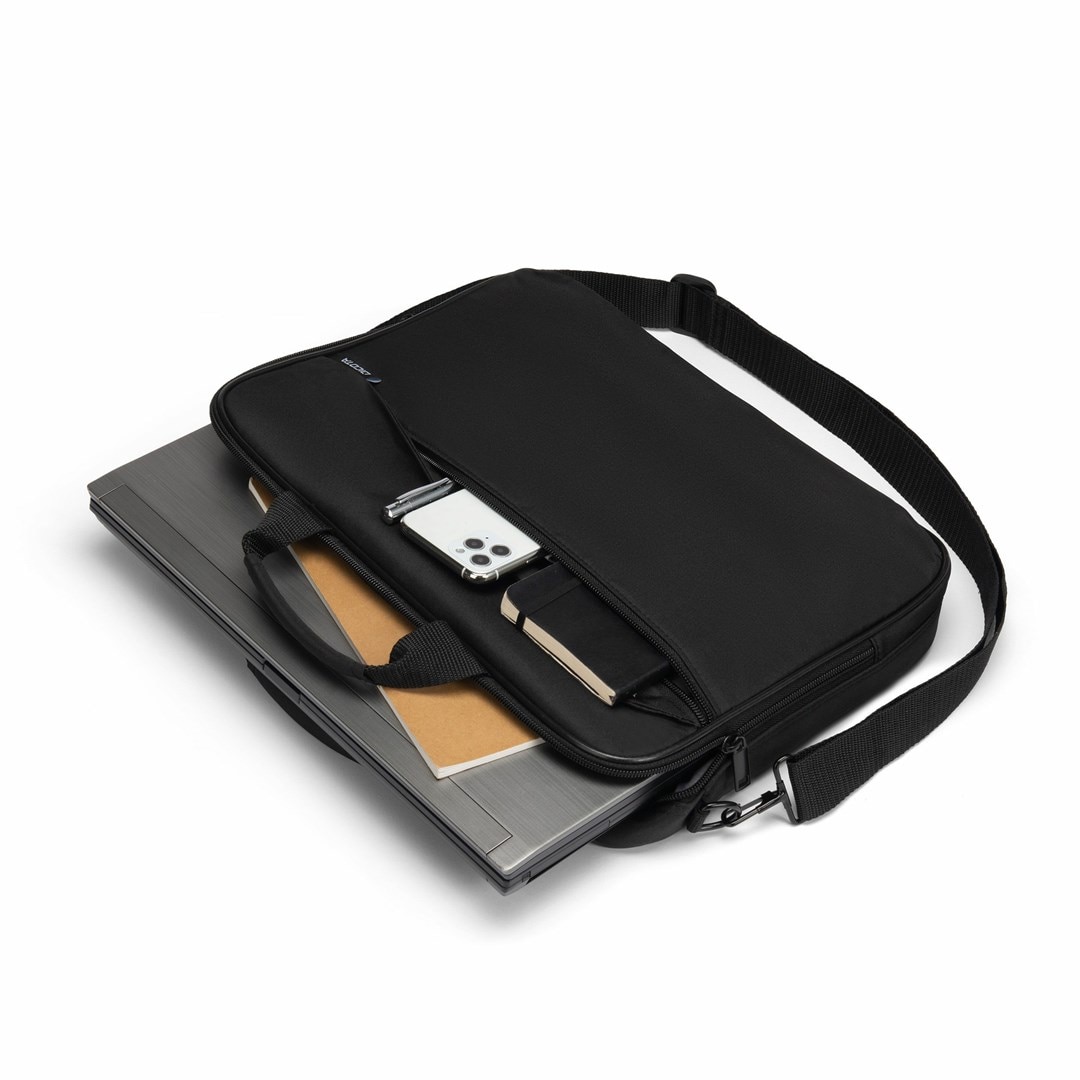 Geanta laptop, Dicota, negru, unisex