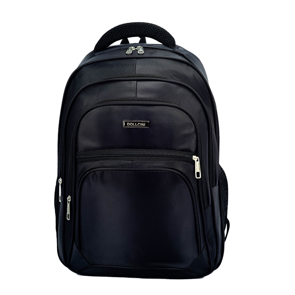 Rucsac Dollcini pentru laptop „17”, 25L, cu maner intarit si compartiment ingrosat pentru laptop, Negru