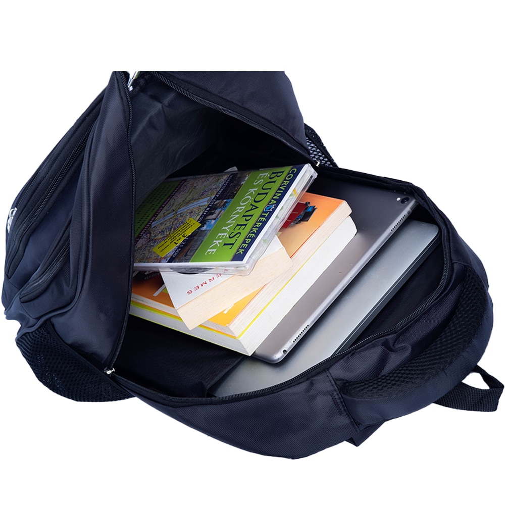 Rucsac Dollcini pentru laptop „17”, 25L, cu maner intarit si compartiment ingrosat pentru laptop, Negru