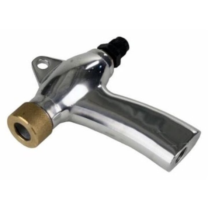 Пистолет за пясъкоструене, Luxtom, Сребрист, За бластиране с 420 и 990 л кабина, Метал, Пластмаса, 1/2 инча връзка, Разход на въздух 100 л/мин, Индустриален