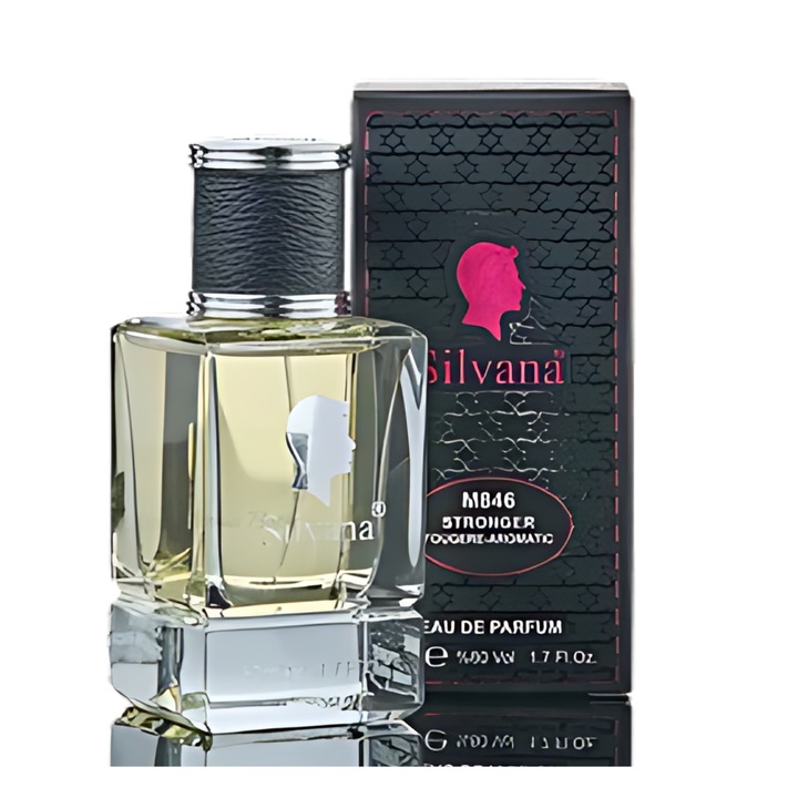 Apa de Parfum Silvana, Stronger, M846, Barbati, 50 ml
