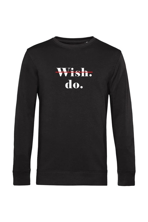 Bluza Ronic X, 80% bumbac - 20% poliester, 280 g/mp, interior French Terry11, Negru melange