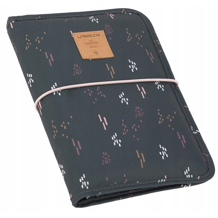 Babahordozó táska, Lassig 18 x 25,5 cm fekete