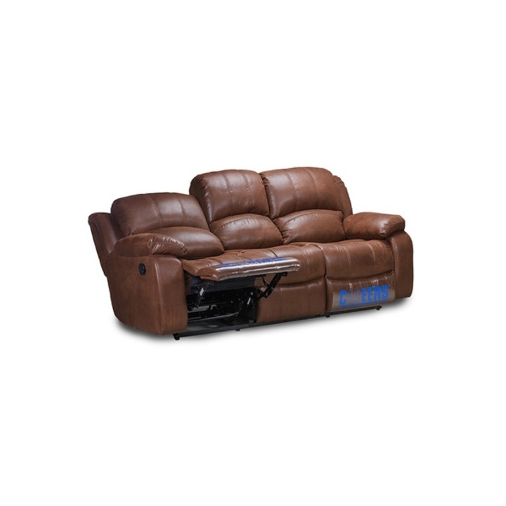 Диван тройка Whiskey Brown с електрически Релакс механизъм, 210 см х 100 см