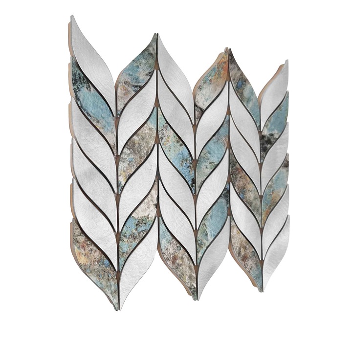 Mozaic/faianta Metalic, DUNIN, Allumi Bottany Patina 29, 2x24, 8x0, 8 cm