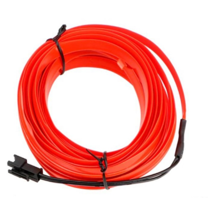 Banda LED interioara, Pater, 2 metri, 12V, rosu